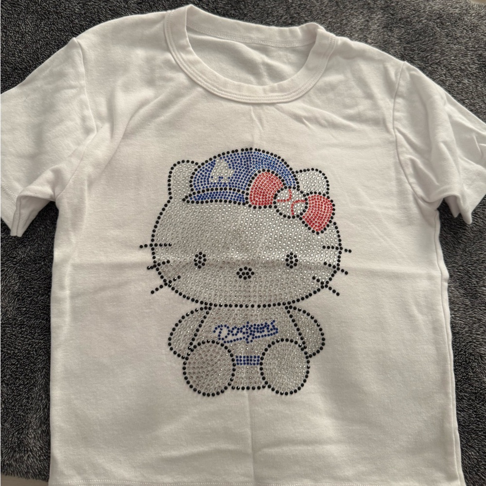 Hello Kitty Dodgers Tee